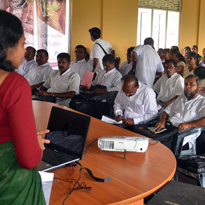 Wildlife conservation awareness workshop Sri Lanka