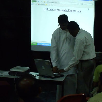 WildREACH website launched by Minister of Environment Patali Champika 04.06.2009